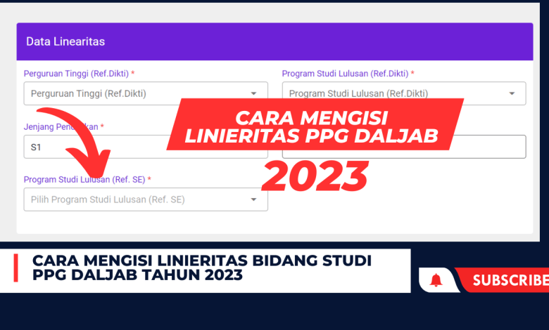 PANDUAN PENGISIAN PPG DALJAB 2023